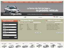 Tablet Screenshot of motoresargentinos.com
